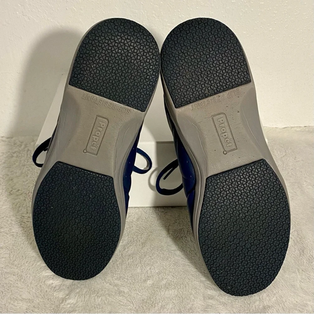Propet Washable Walker Navy Blue Leather Sneakers Women’s Size 10 M(B)
